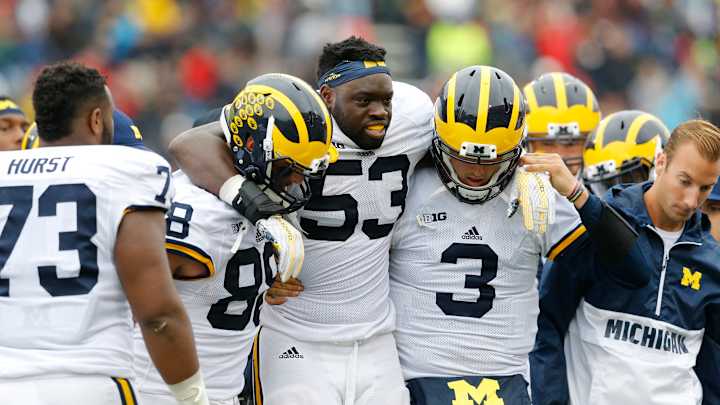 Michigan loses DE Ojemudia for year with Achilles injury