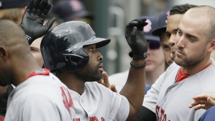 Bradley powers Red Sox over Tigers 7-2 Bradley powers Red Sox over Tigers 7-2