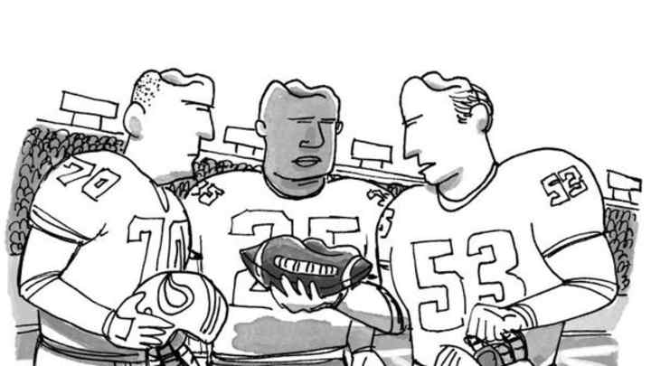 New Yorker cartoon takes on Deflategate