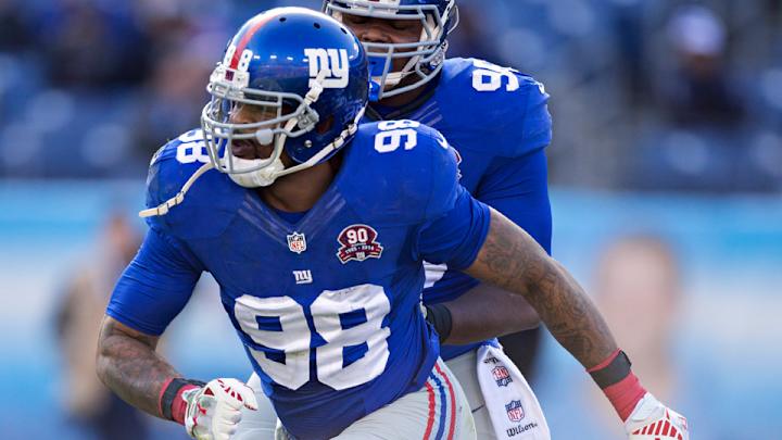 Giants release DE Damontre Moore