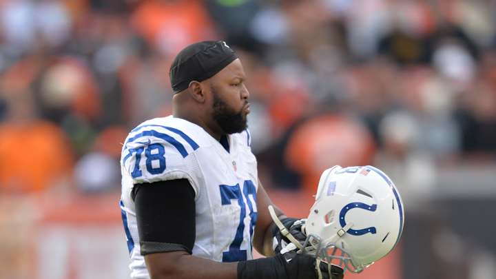Colts release Gosder Cherilus; tackle slowed by injuries