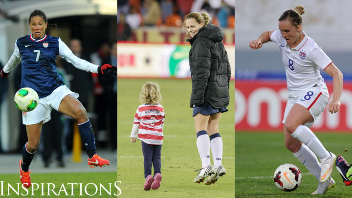 USWNT's Rampone, Boxx, Rodriguez give new meaning to 'soccer moms'