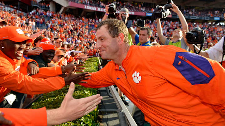 Tigers celebration: Swinney promises pizza party at Clemson