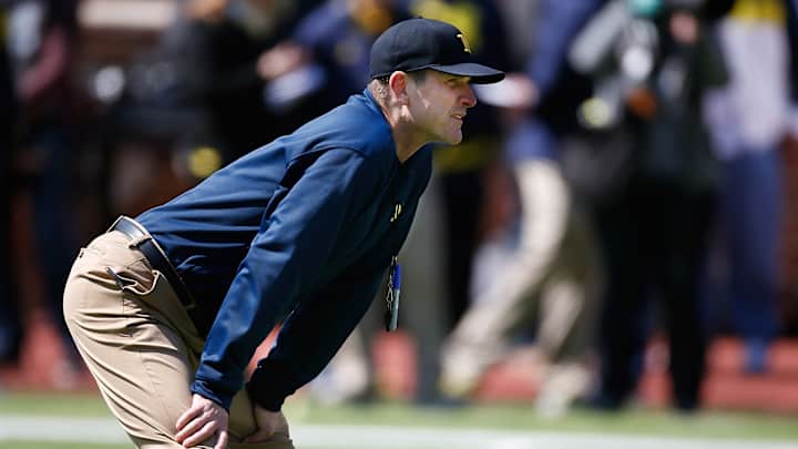 Jim Harbaugh explains his khaki pants obsession