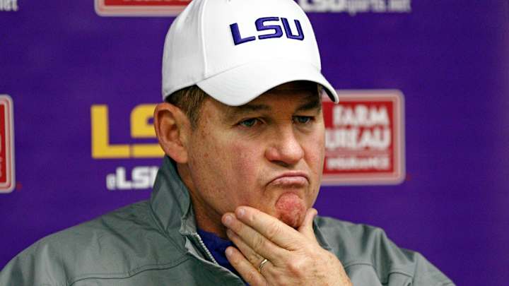 LSU's Miles sidestepping questions about his future LSU's Miles sidestepping questions about his future