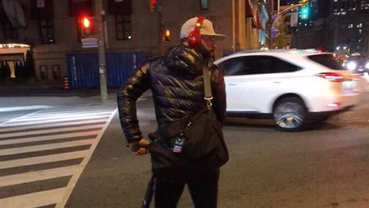 Toronto hero Jose Bautista rode a scooter home from the ballpark