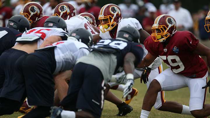 Watch: Redskins-Texans joint practice disrupted by brawl Watch: Redskins-Texans joint practice disrupted by brawl