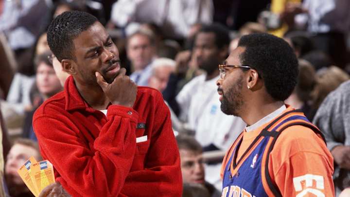 Chris Rock hanging out at sporting events and with athletes