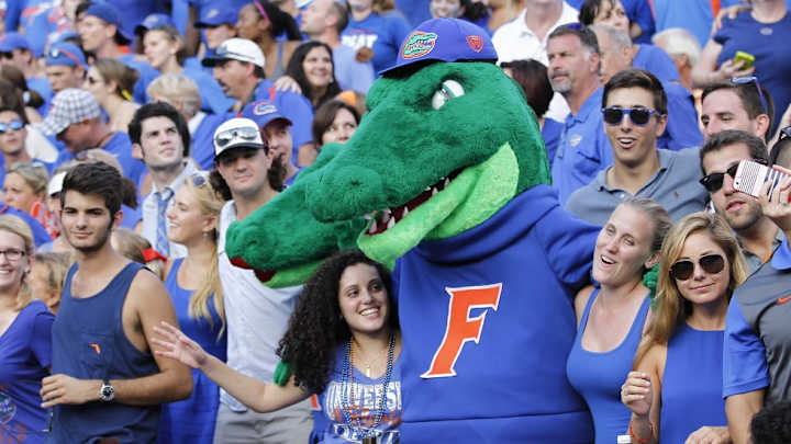 Watch: Florida mascot submits video application for emergency kicker
