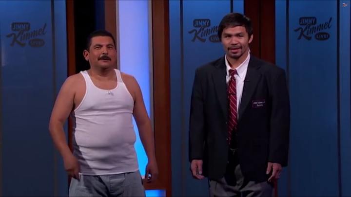Jimmy Kimmel sent Guillermo to the Mayweather-Pacquiao red carpet Jimmy Kimmel sent Guillermo to the Mayweather-Pacquiao red carpet
