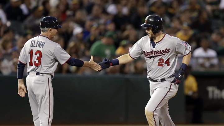 Plouffe grand slam, Dozier homer lead Twins past Athletics