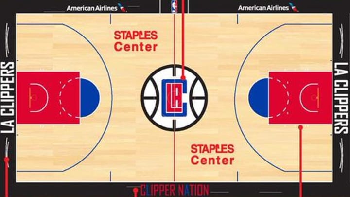 Los Angeles Clippers release new Staples Center court design Los Angeles Clippers release new Staples Center court design