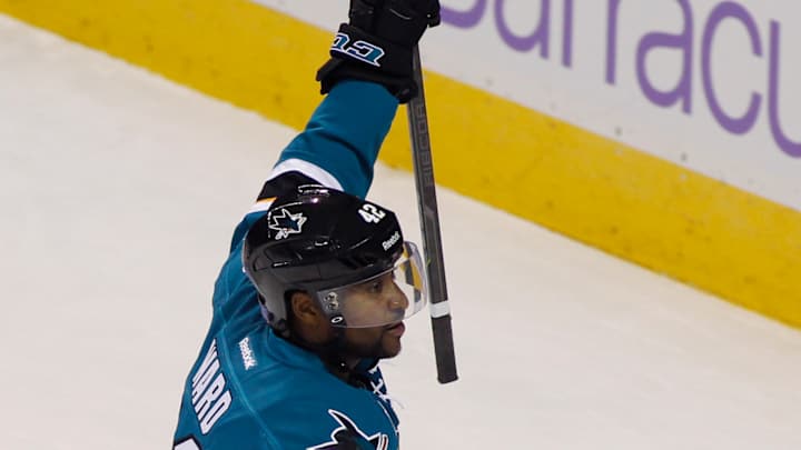 Ward has hat trick as Sharks beat Hurricanes, 5-2 Ward has hat trick as Sharks beat Hurricanes, 5-2