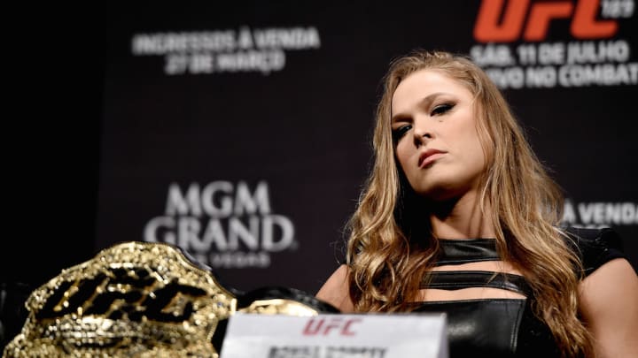 Watch: Ronda Rousey calls Cristiane 'Cyborg' Justino 'fraud, cheater'