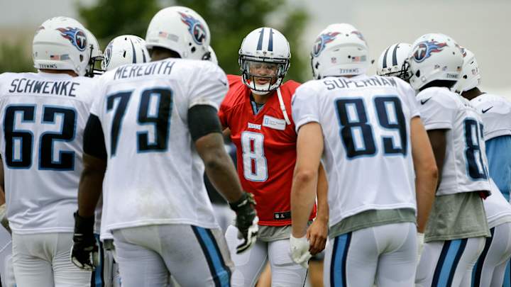 Titans rookie quarterback has yet to be intercepted in camp