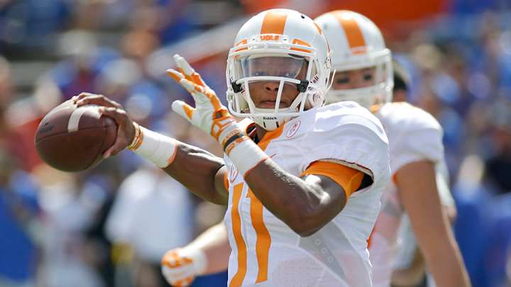 Watch: Tennessee scores on 58-yard trick pass to QB Joshua Dobbs Watch: Tennessee scores on 58-yard trick pass to QB Joshua Dobbs
