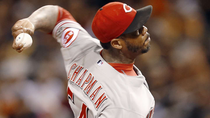 Cincinnati's Chapman throws 62 fastest pitches of season Cincinnati's Chapman throws 62 fastest pitches of season