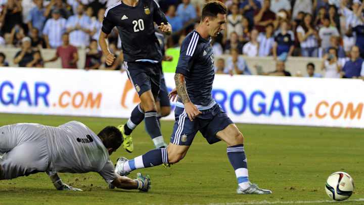 Watch: Lionel Messi scores twice in Argentina's 7-0 rout of Bolivia