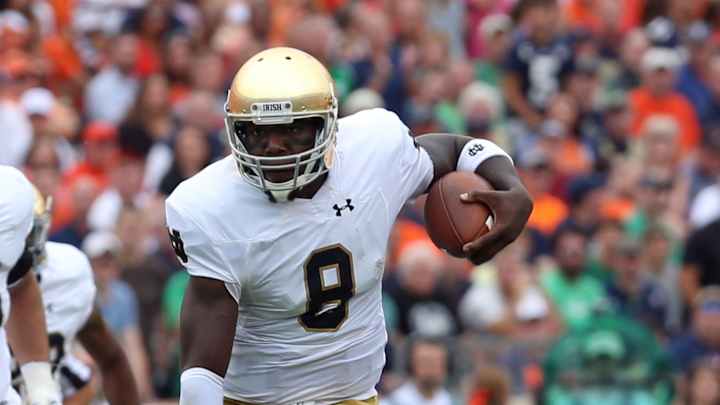 Notre Dame's Zaire banged up in game at Virginia