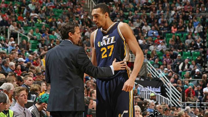 Jazz C Rudy Gobert joins the media for Fajita Night
