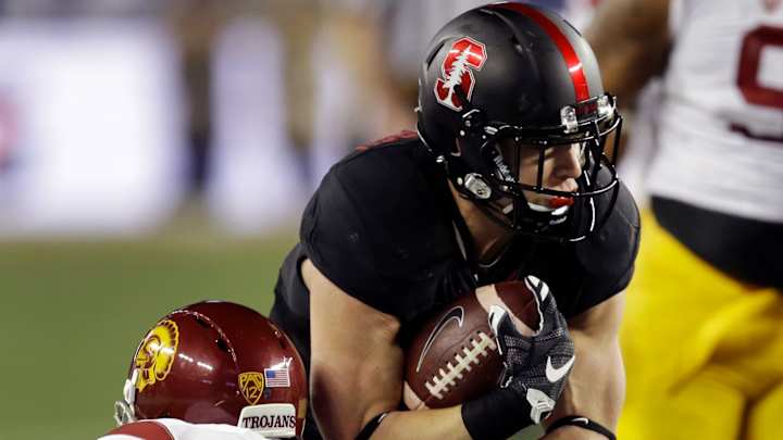 Stanford's McCaffrey breaks Sanders' yards record