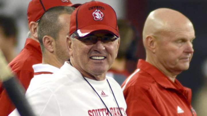 South Dakota head football coach Joe Glenn retiring