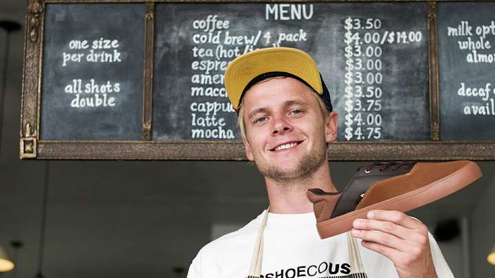 Inspired by a coffee passion, Madars Apse brews up a new skate shoe Inspired by a coffee passion, Madars Apse brews up a new skate shoe