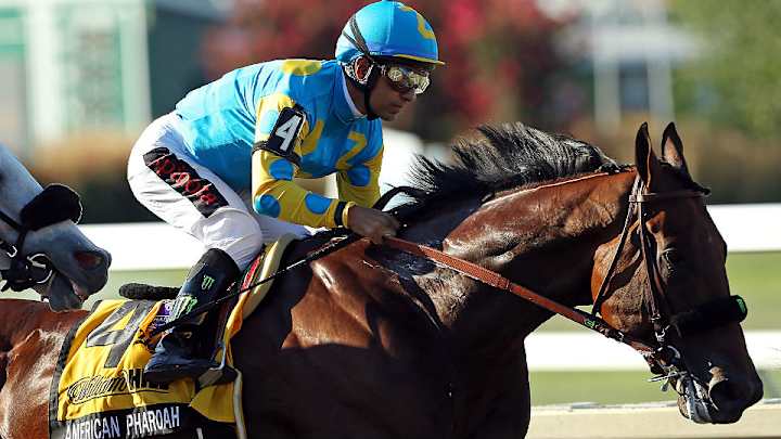 American Pharoah dominates Haskell in return to racing, answers doubters
