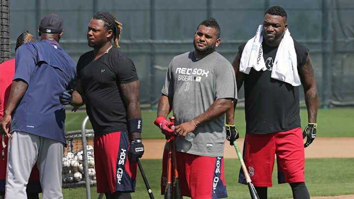 David Ortiz on Pablo Sandoval: 'My belly hasn't grown like Panda' David Ortiz on Pablo Sandoval: 'My belly hasn't grown like Panda'