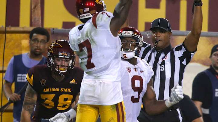 Kessler throws 5 TDs, No. 19 Trojans roll past Sun Devils