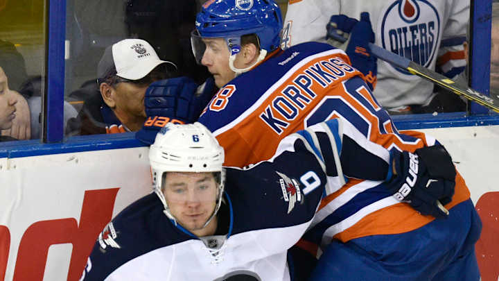 Talbot, Purcell send Oilers to 3-1 win over Jets Talbot, Purcell send Oilers to 3-1 win over Jets