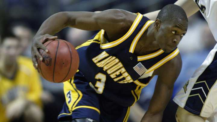 Dwyane Wade has a pretty awesome Marquette court for his son