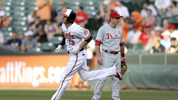 Orioles bang 8 HRs in 19-3 rout of Phillies