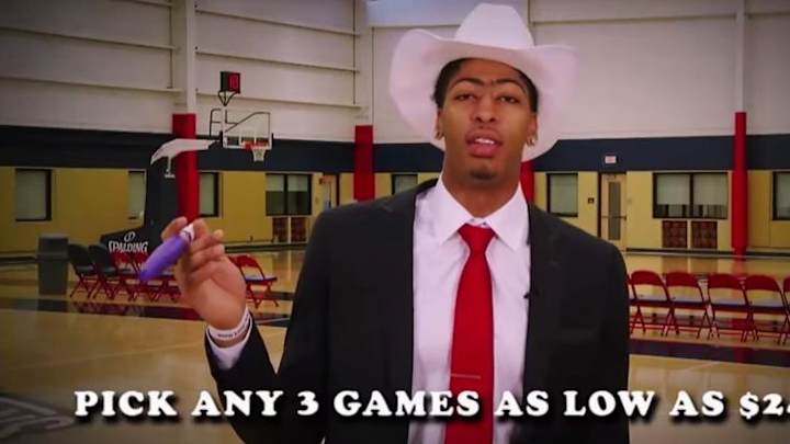 Bizarre Pelicans commercial features Anthony Davis with a fake cigar Bizarre Pelicans commercial features Anthony Davis with a fake cigar