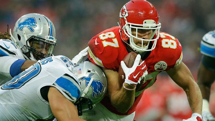 Smith, Chiefs run over Lions 45-10 at Wembley Stadium