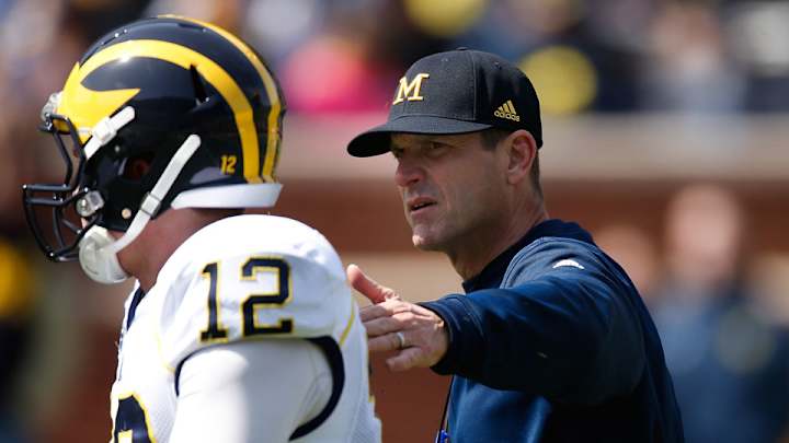 How Jim Harbaugh has done in his first game with new teams
