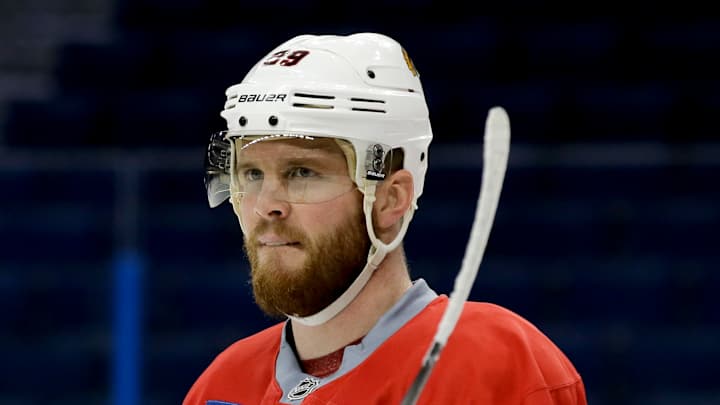 Forward Bickell clears waivers, remains with Blackhawks Forward Bickell clears waivers, remains with Blackhawks