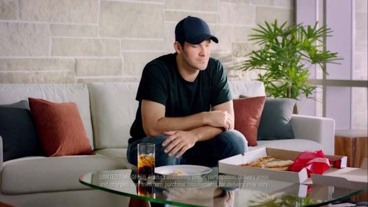 Rex Ryan throws a challenge flag in Tony Romo's pizza in new ad Rex Ryan throws a challenge flag in Tony Romo's pizza in new ad