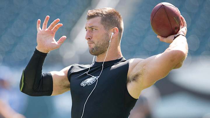 Tim Tebow isn’t worrying about whether he makes Eagles’ roster