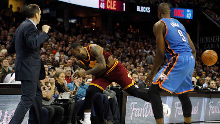 LeBron James plows into crowd, wife of golfer Jason Day hurt