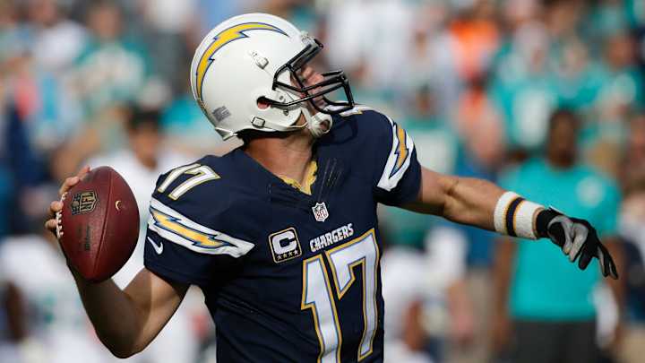 Watch: Philip Rivers throws pick, recovers fumble on return