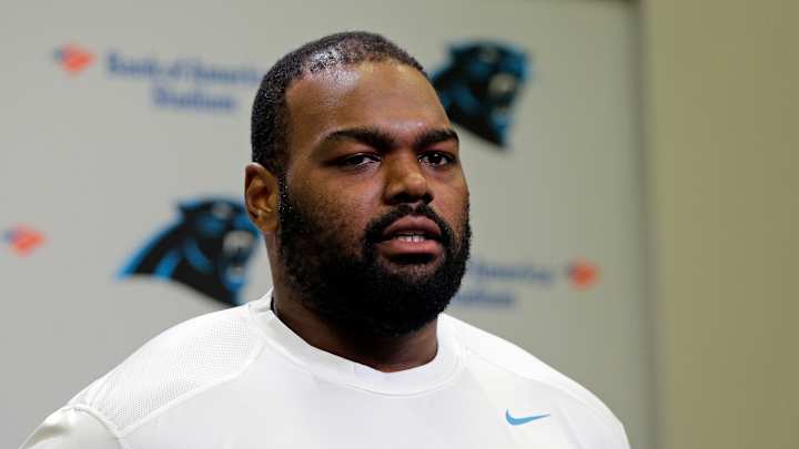 Oher looks for new start in Carolina, return to 'Blind Side'