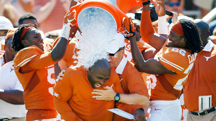 Texas lights spark for possible revival in Red River upset of No. 10 Oklahoma