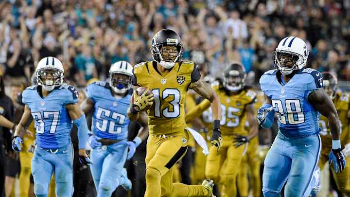 Greene's punt return helps Jaguars beat Titans 19-13