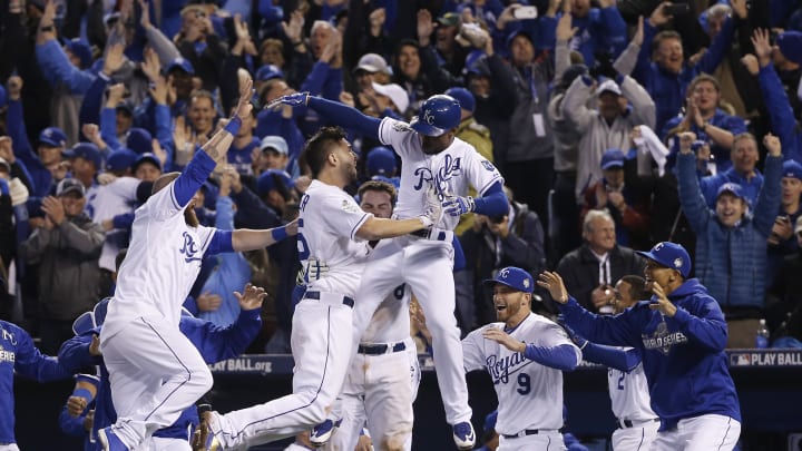 5 hours later, Royals win World Series opener in 14th 5 hours later, Royals win World Series opener in 14th