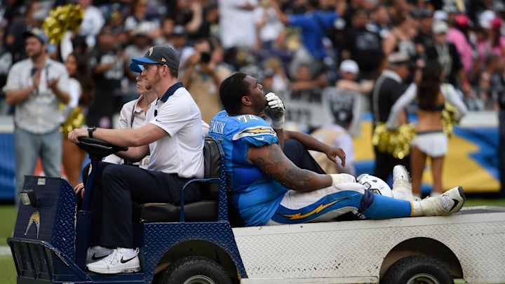 Report: Chargers G Orlando Franklin day-to-day with slight MCL sprain