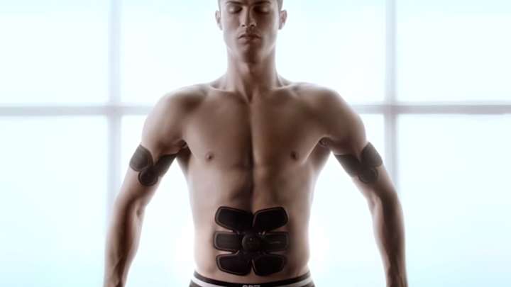Cristiano Ronaldo’s ad for a muscle stimulation device is kinda weird