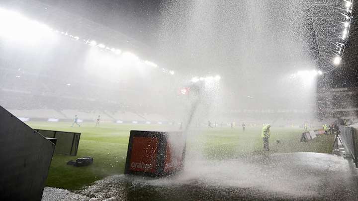 Watch: French soccer game abandoned due to unbelievable rains Watch: French soccer game abandoned due to unbelievable rains