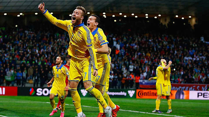 Ukraine beats Slovenia to qualify for 2016 European Championship Ukraine beats Slovenia to qualify for 2016 European Championship