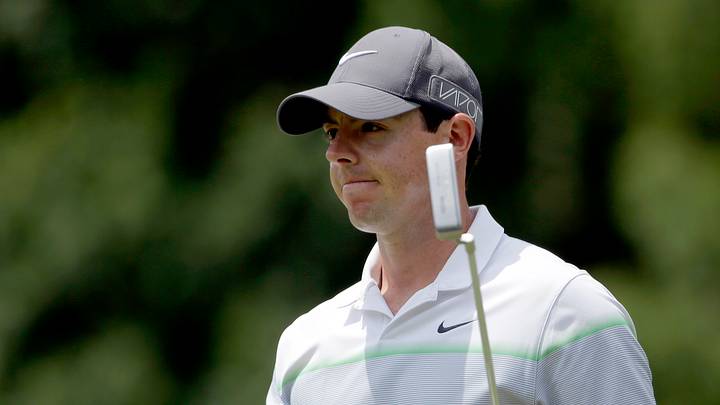 McIlroy shoots 31 on front, ties for lead at Wells Fargo